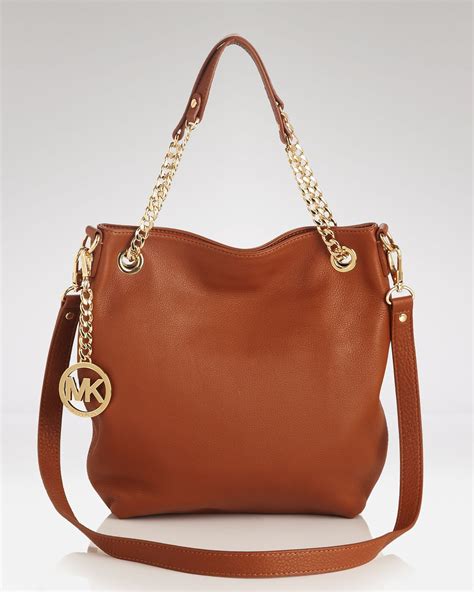 michael kors brown gold purse|michael kors brown shoulder bag.